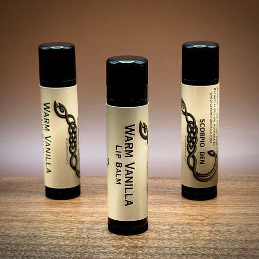 Warm Vanilla Lip Balm - Scorpio Den