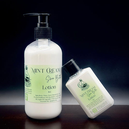 Shea Butter Lotion Mint Cream 2oz